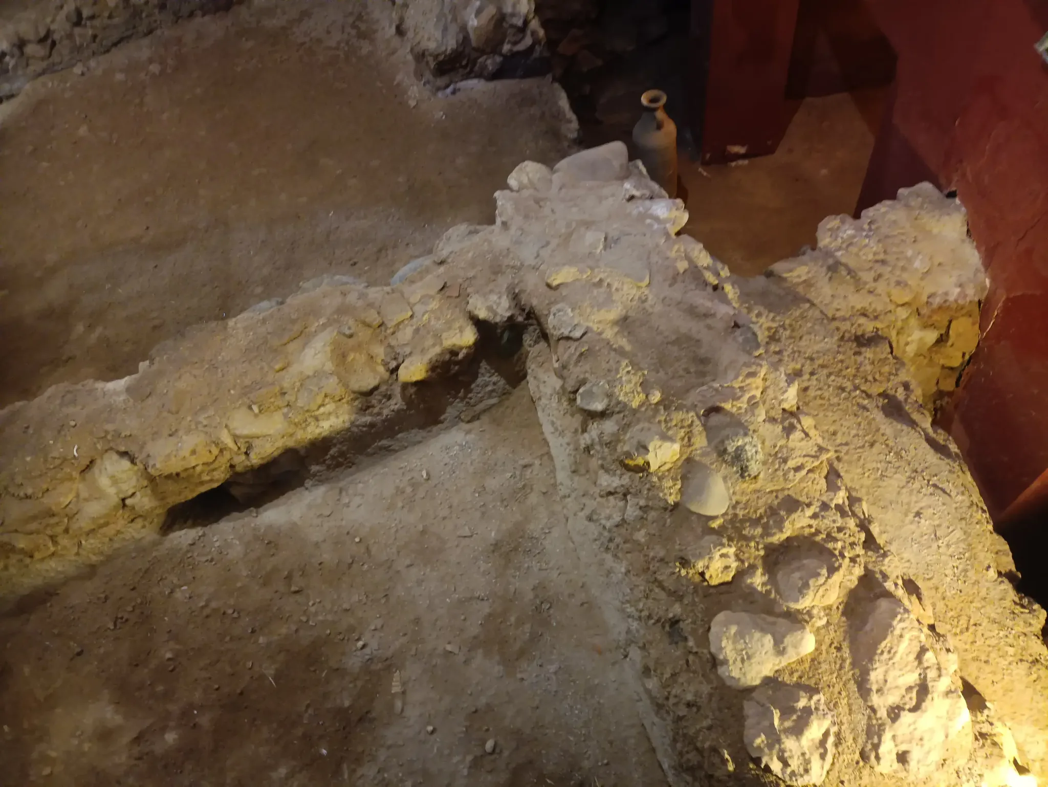 Archaeological remains and displays in the Roman Salting Factory Museum, view 7