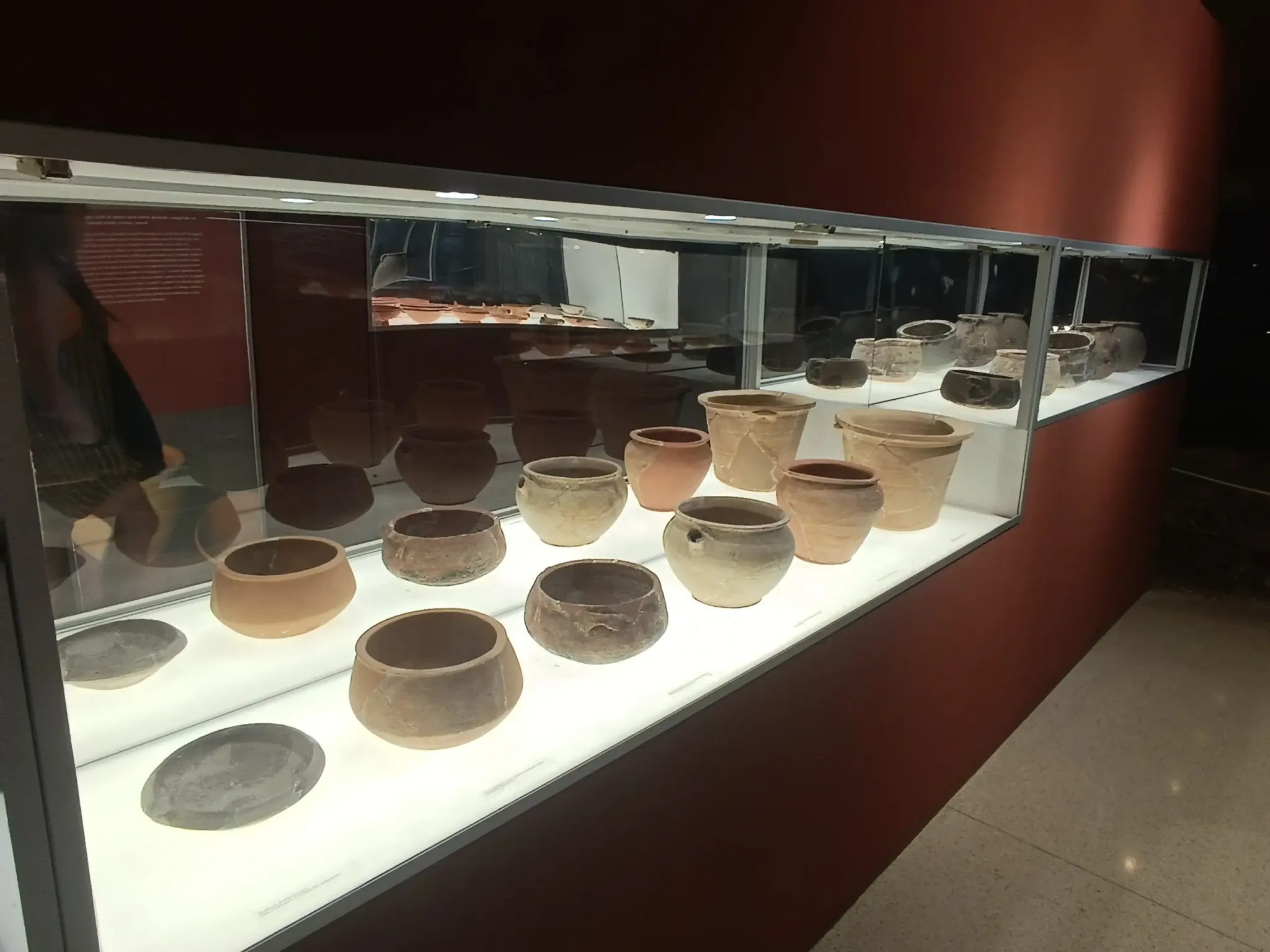 Archaeological remains and displays in the Roman Salting Factory Museum, view 3