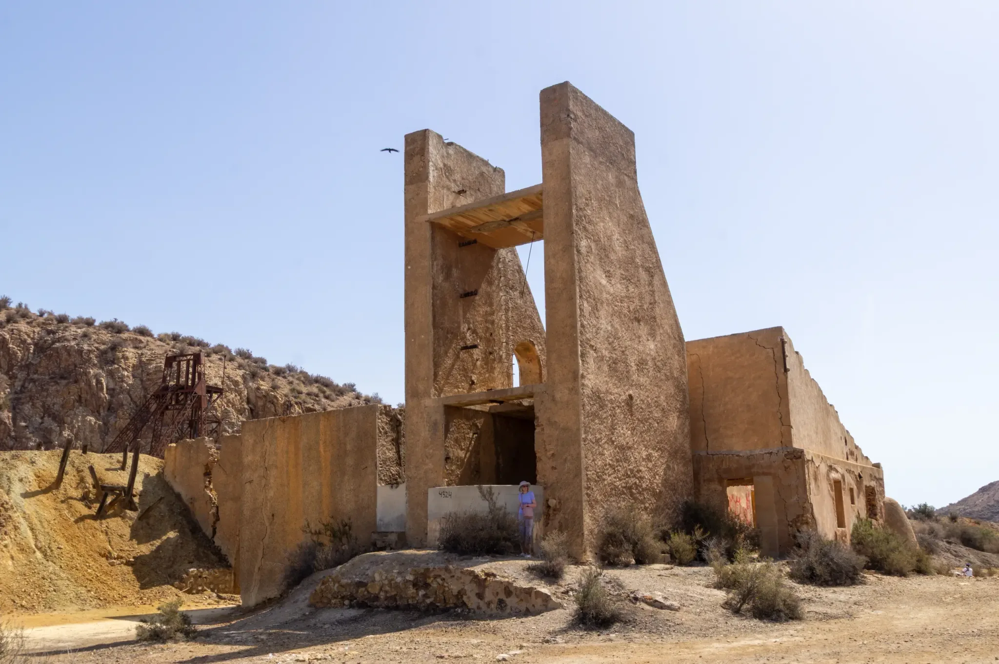 Historic mine workings and mineral landscape at the Mazarrón Mines, view 13