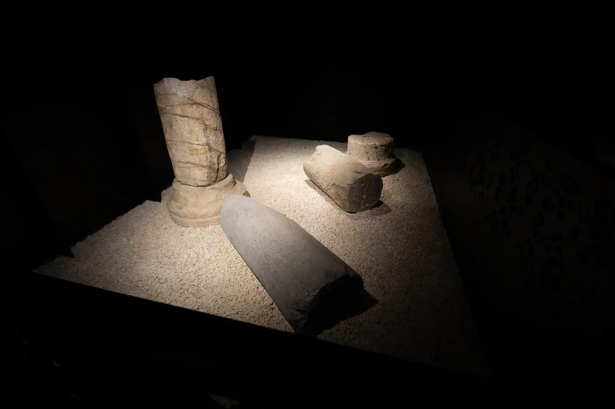 Roman archaeological remains and displays at the Molinete Roman Forum Museum, view 7