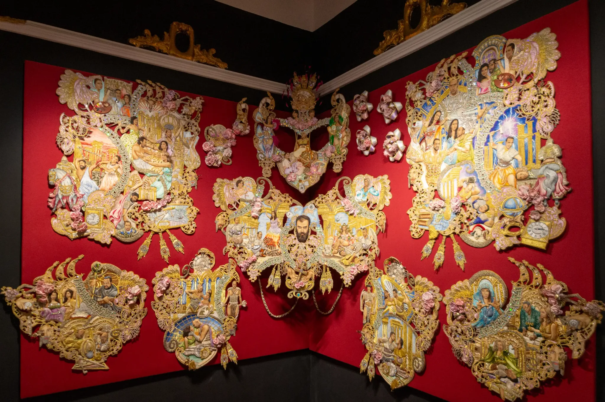 Decorated horse caparisons and displays in the Wine Horses Museum, view 4