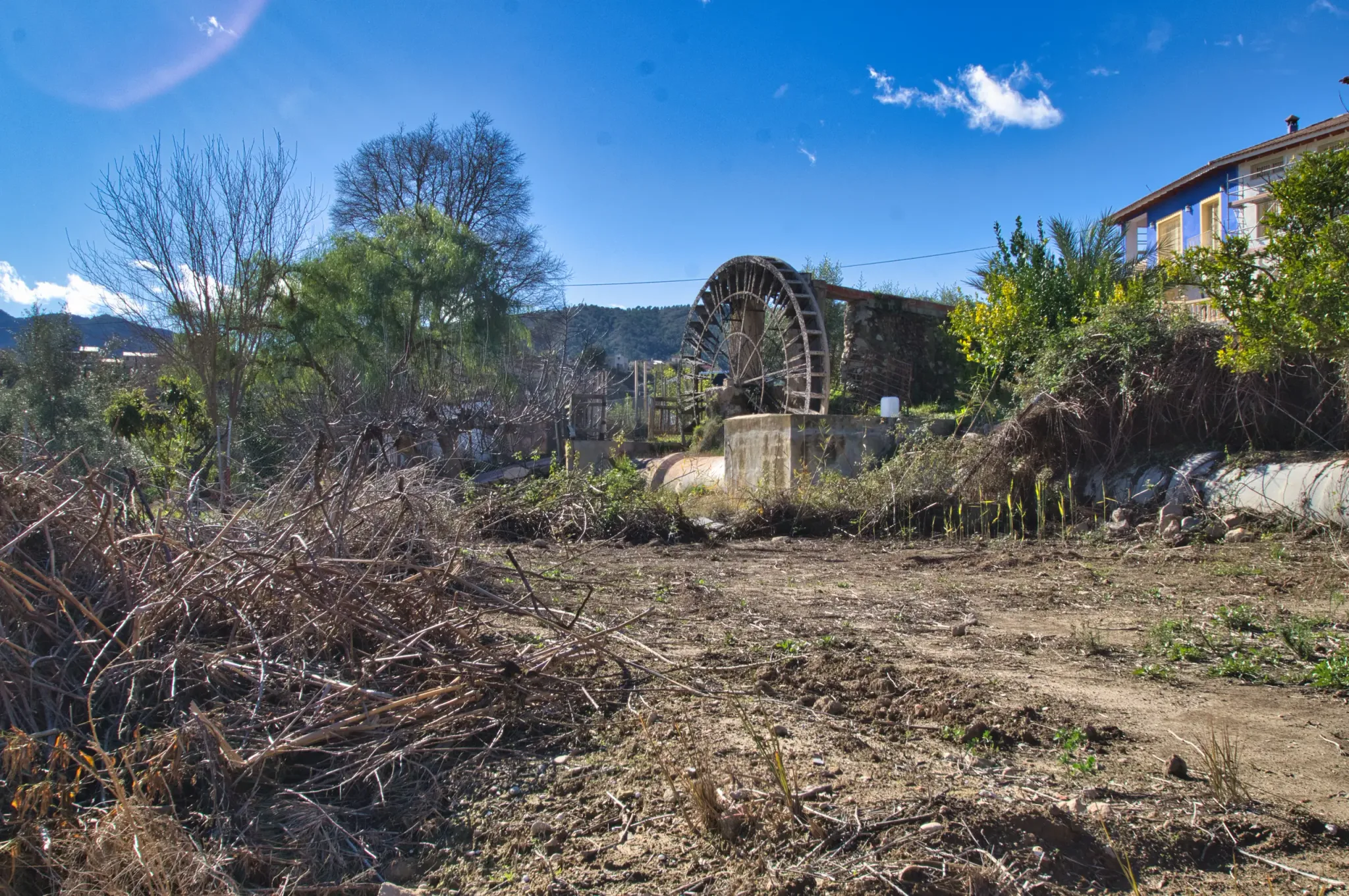 Historic waterwheels, river scenery and paths on the Ruta de las Norias in Abarán, view 12