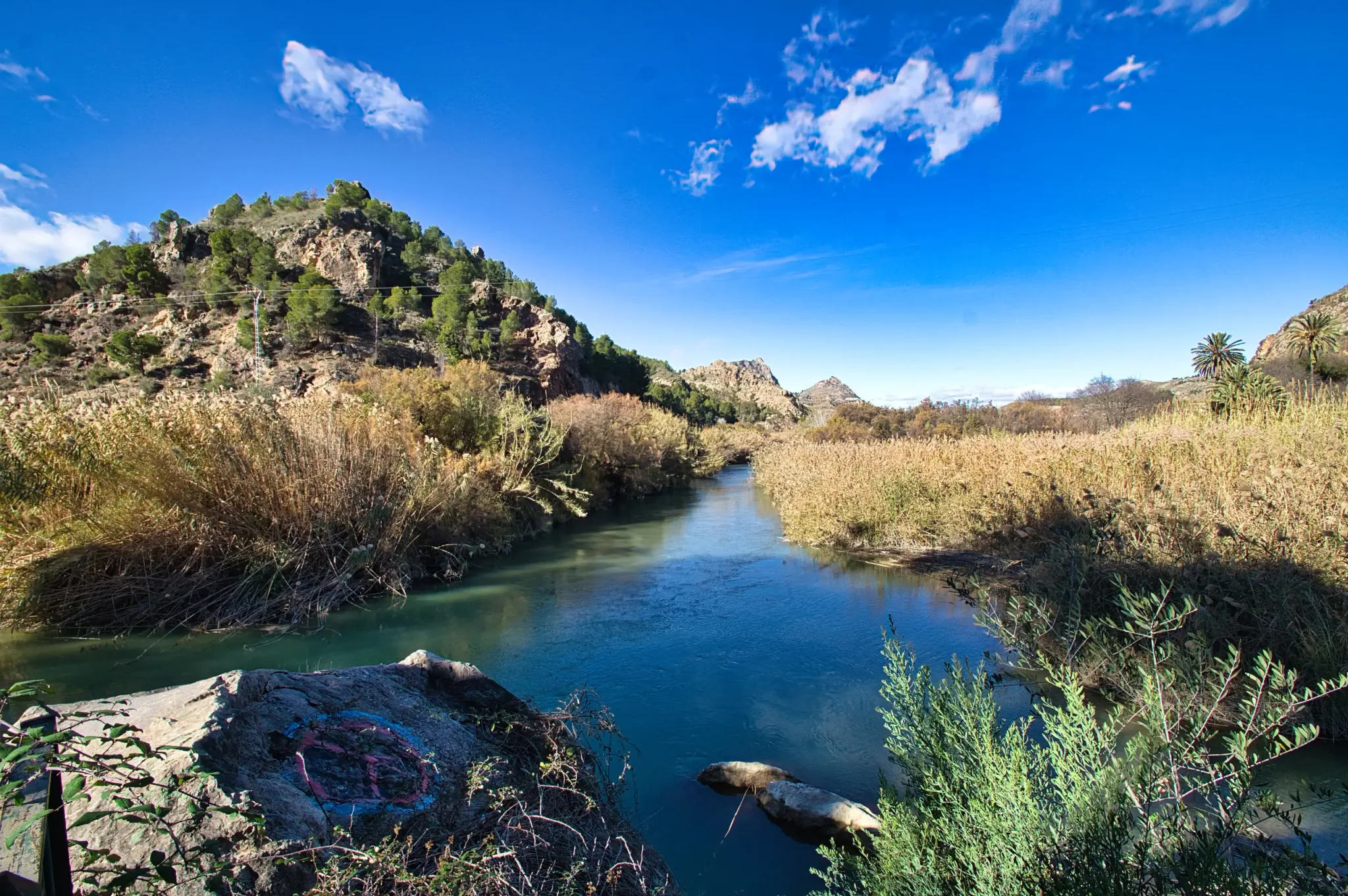 Historic waterwheels, river scenery and paths on the Ruta de las Norias in Abarán, view 9