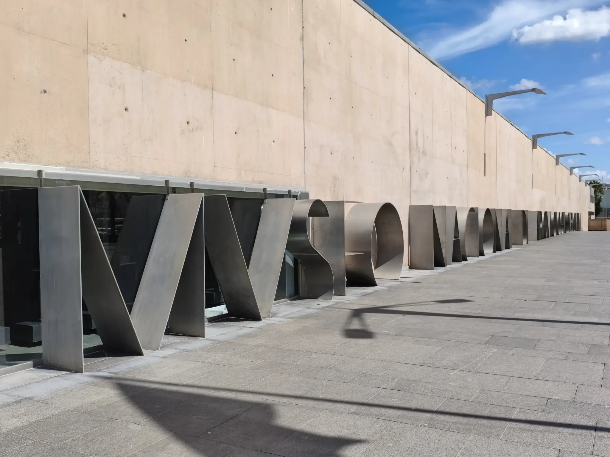 Long waterfront facade of the National Museum of Underwater Archaeology