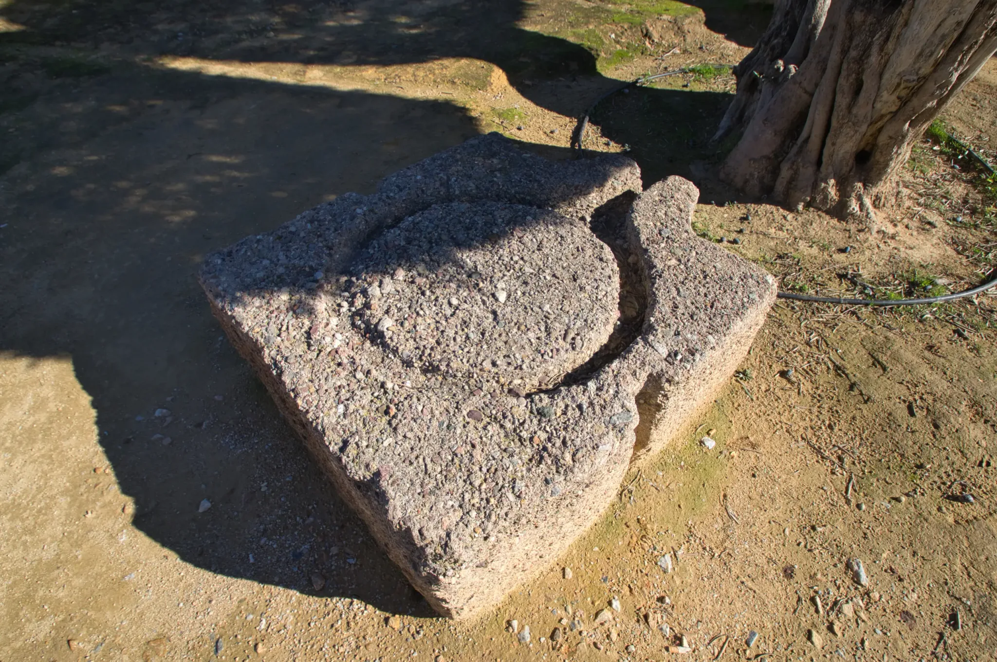 Museum display explaining traditional water use in Fuente Álamo